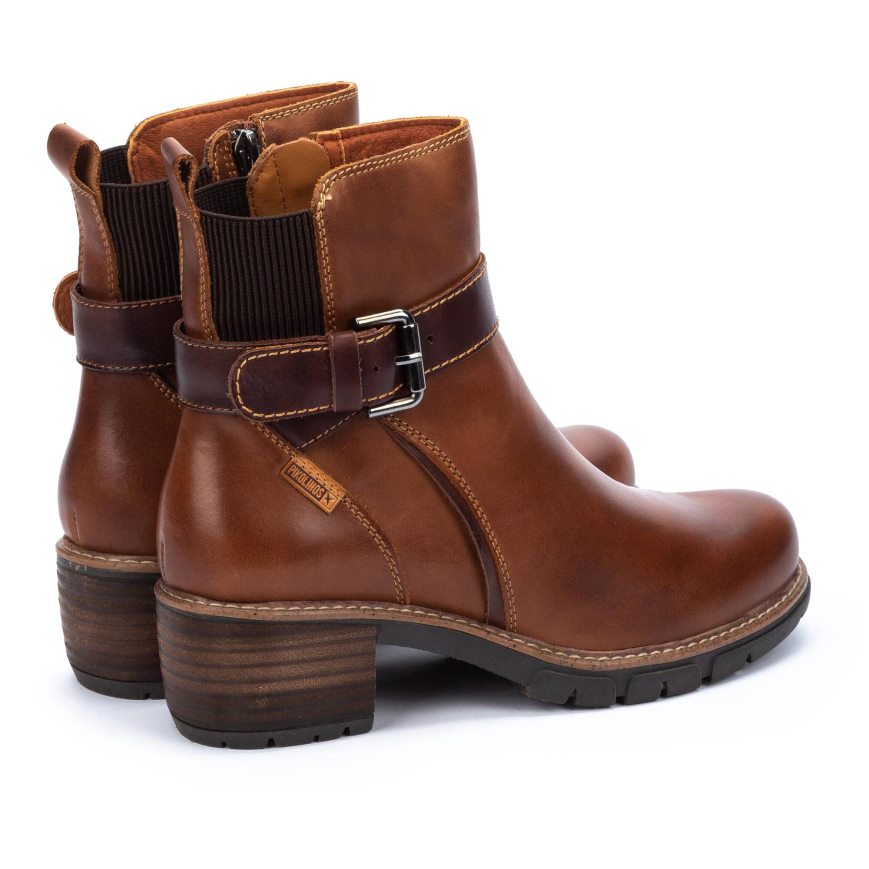 Women's Pikolinos SAN SEBASTIAN Ankle Boots Brown | NZ U8Q39A0